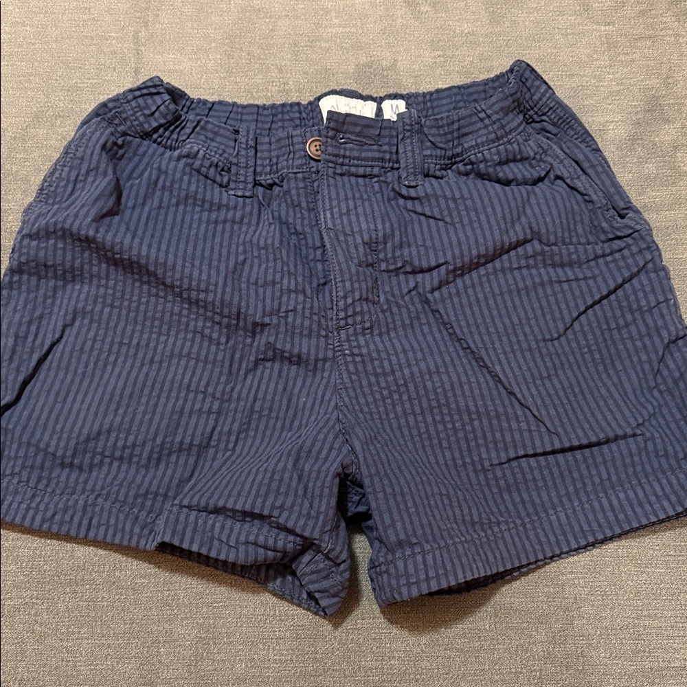 Abercrombie & Fitch Navy Textured Shorts